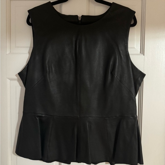 Neiman Marcus leather top exclusive xl - Picture 1 of 3